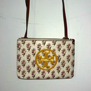 Tory Burch Perry Bombe Printed Double Zip Mini Bag